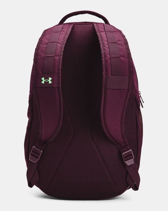 UA Hustle 5.0 Backpack in Maroon image number 2